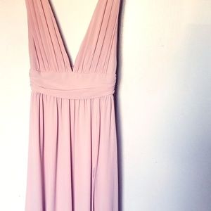 Lulu's Heavenly Hues Blush Maxi Dress